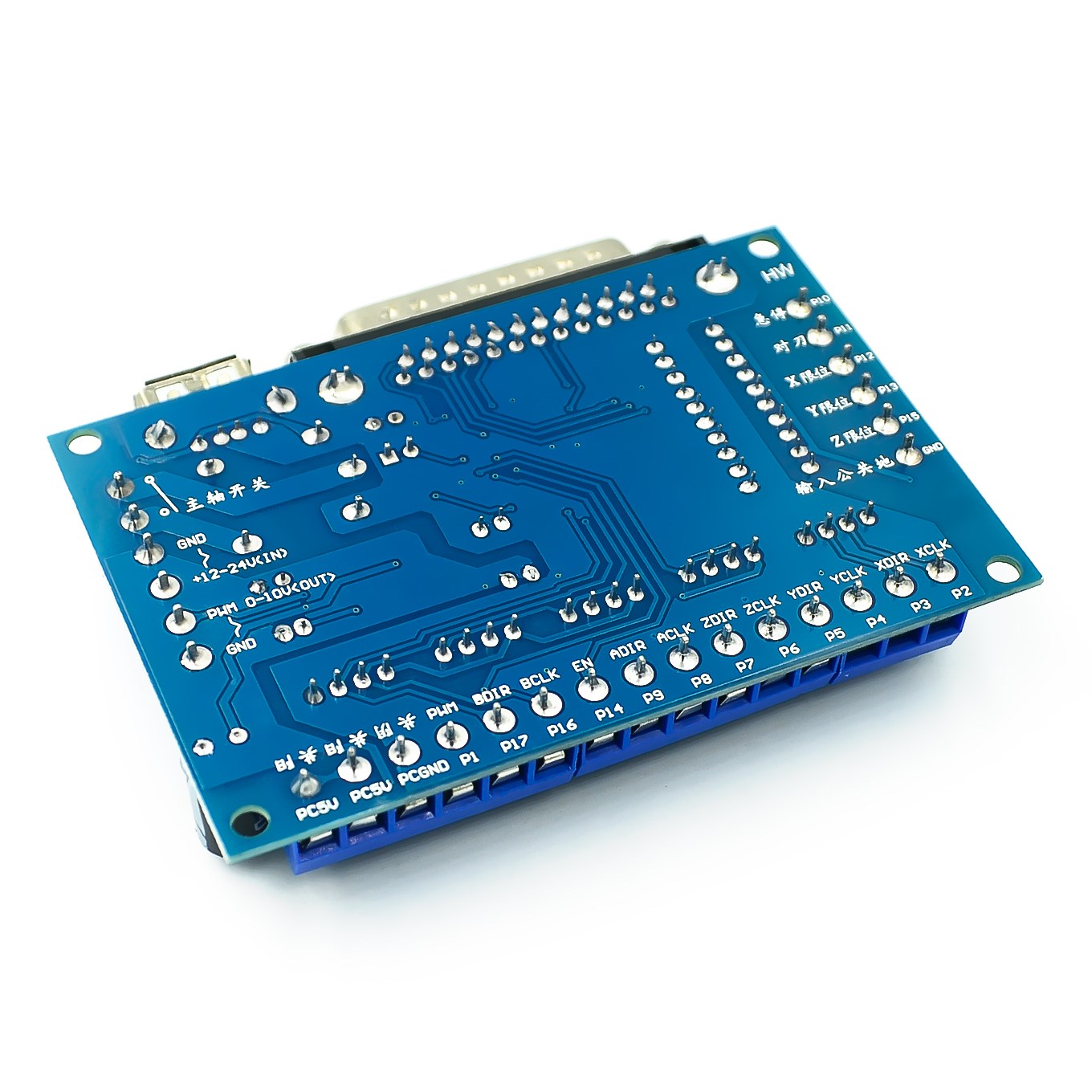 Upgraded 5 Axis CNC Interface  - đánh giá và giá 5 Axis Cnc Breakout Board Interface Mach3